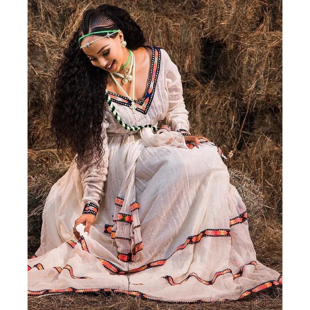 Simple Habesha Dress Handwoven Habesha Libs Modern Kemis
