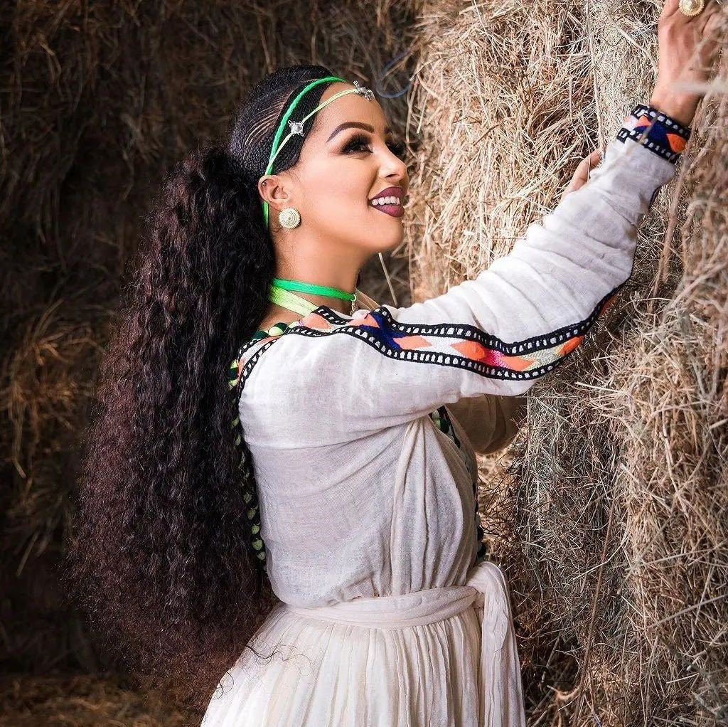 Simple Habesha Dress Handwoven Habesha Libs Modern Kemis