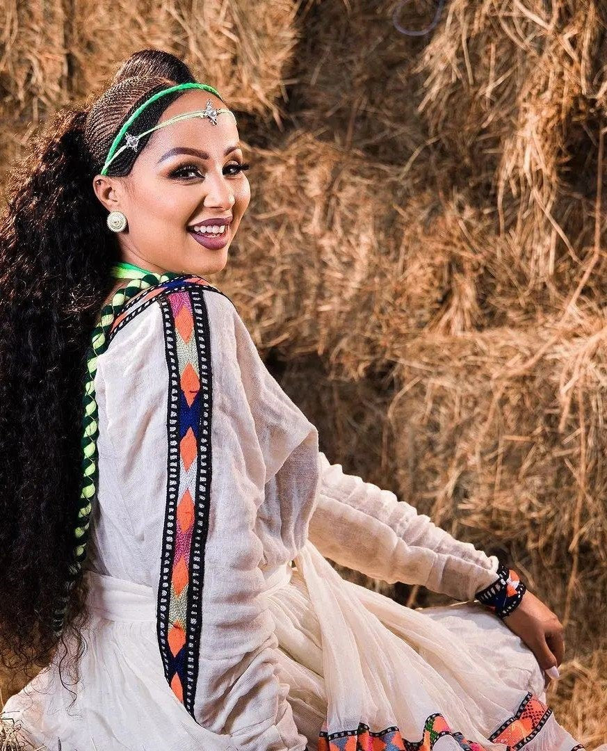 Simple Habesha Dress Handwoven Habesha Libs Modern Kemis