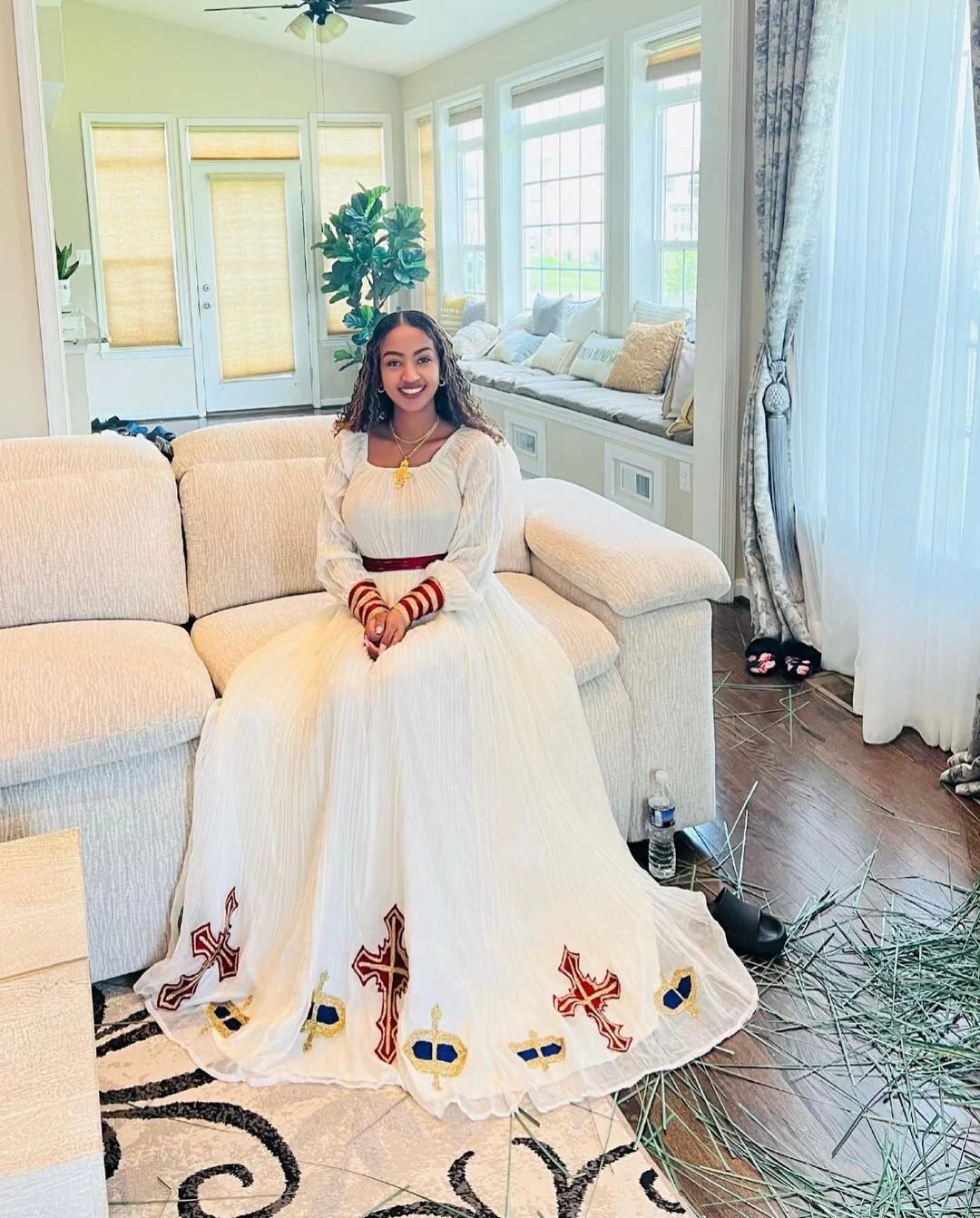 Handwoven Habesha Dress Modern Kemis Elegant Libs