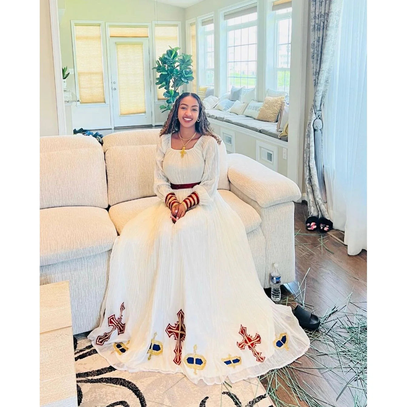 Handwoven Habesha Dress Modern Kemis Elegant Libs