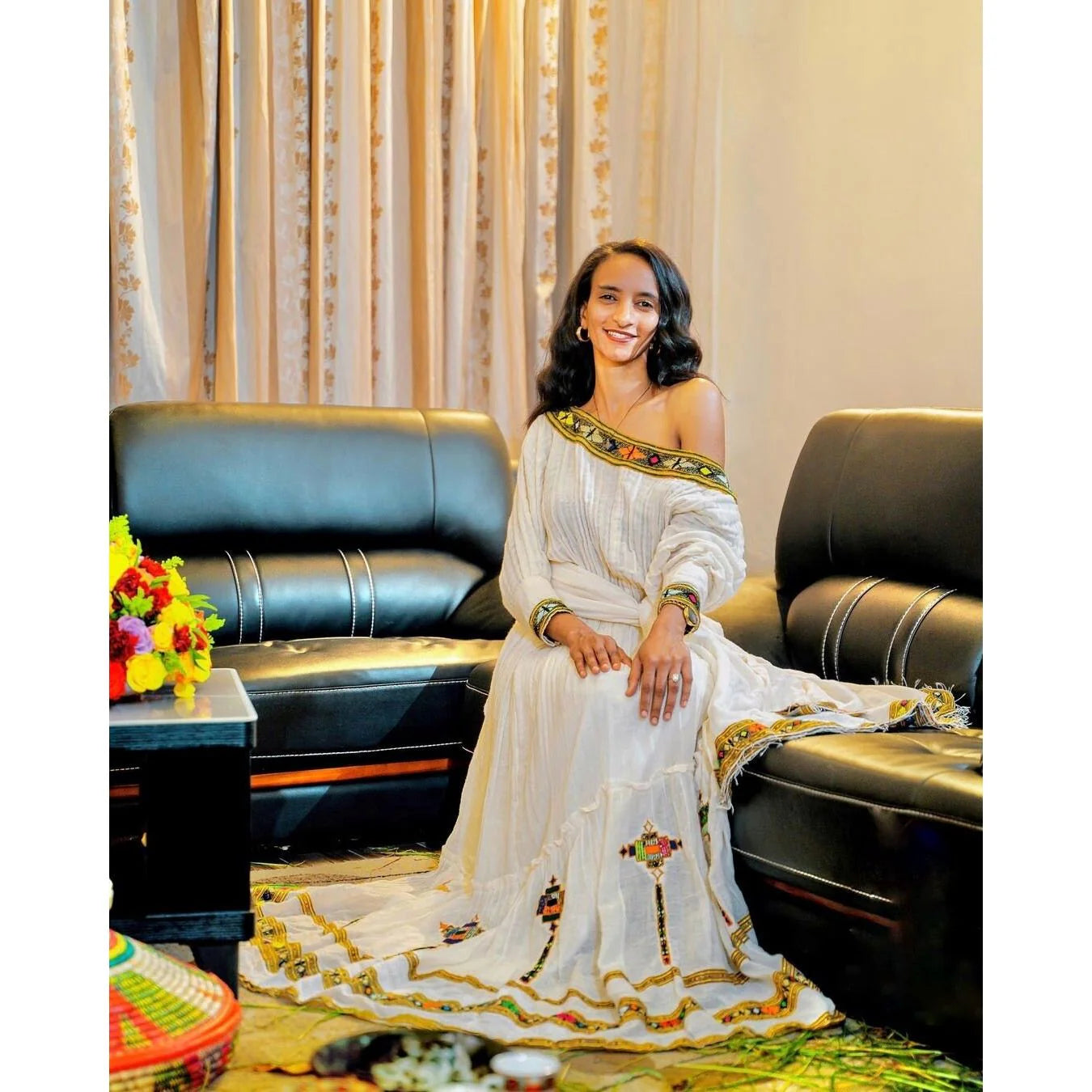 Beautiful Habesha Kemis Handwoven Habesha Dress Elegant Attire