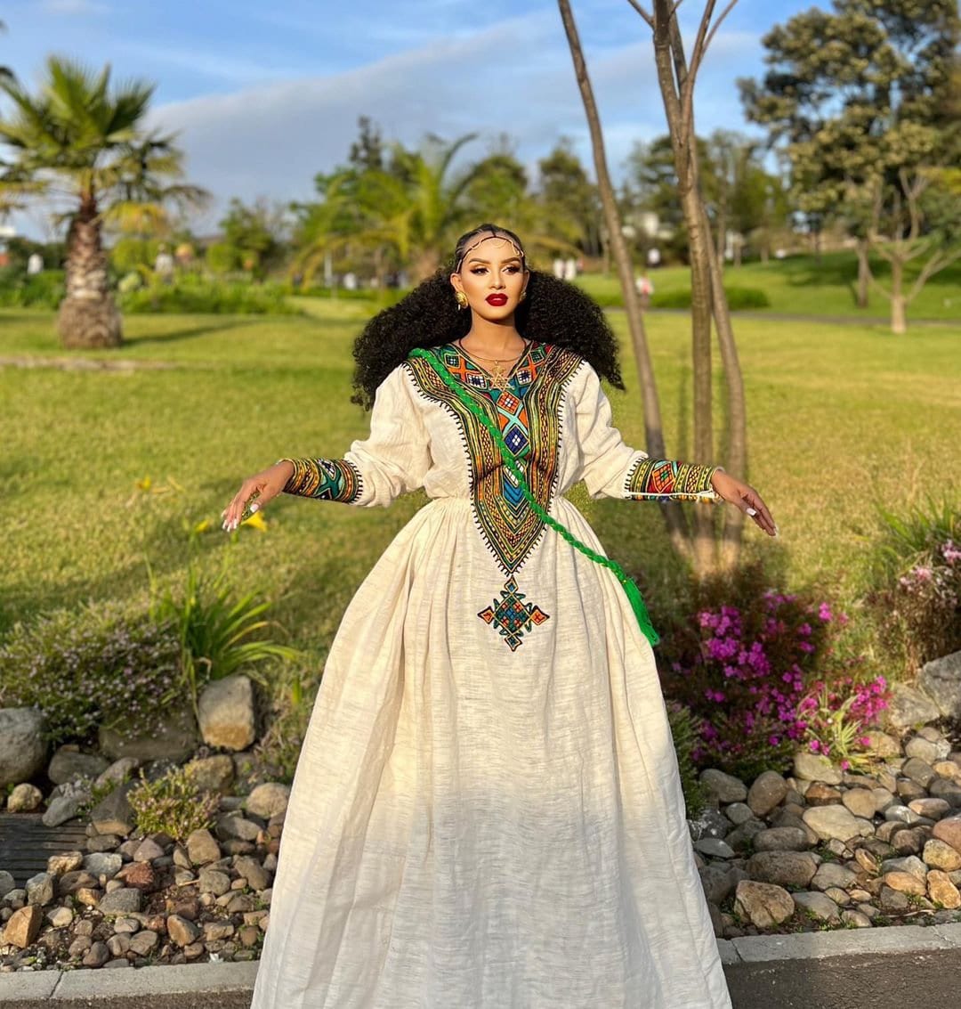 Detailed Design Habesha Dress Habesha Libs