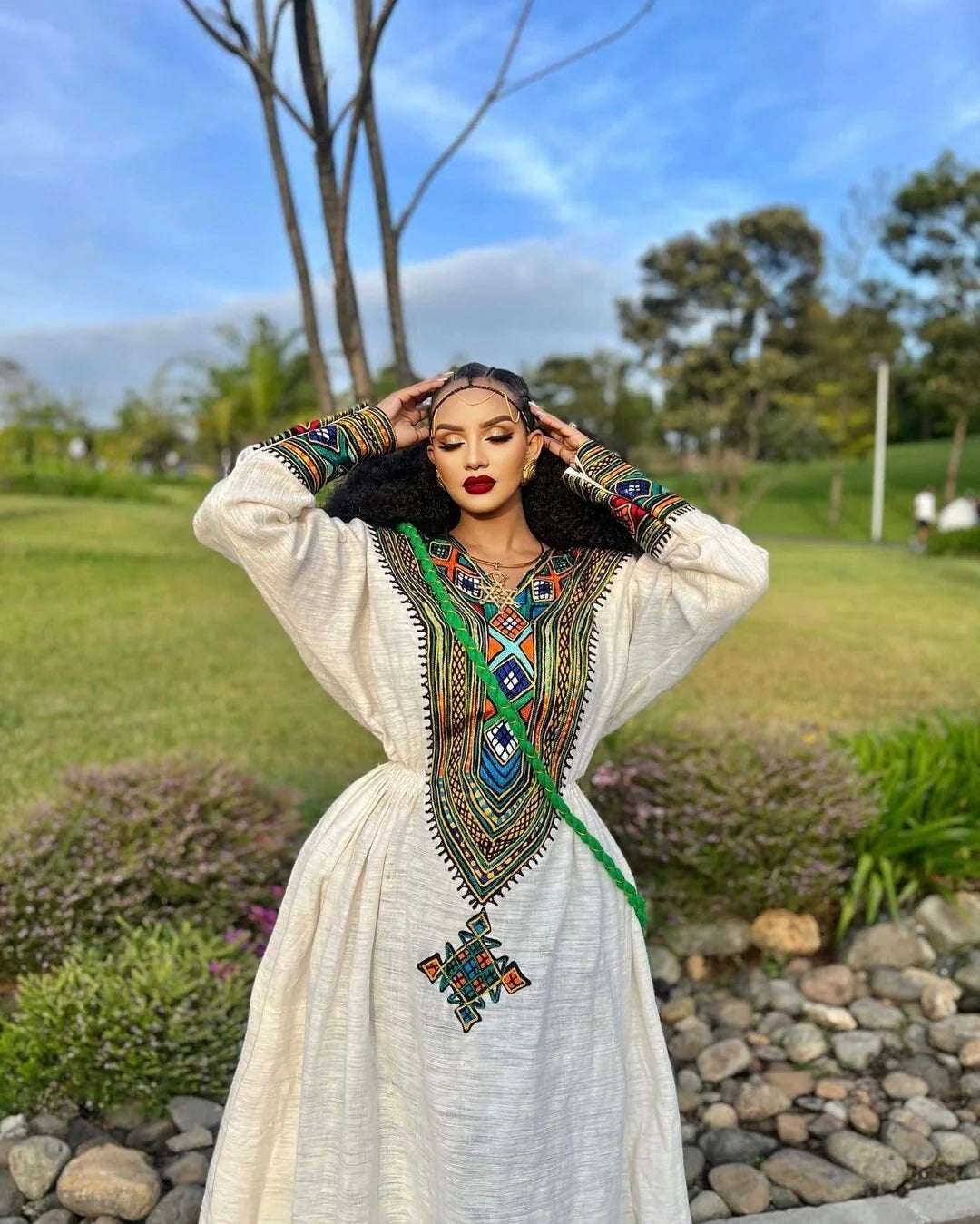 Detailed Design Habesha Dress Habesha Libs