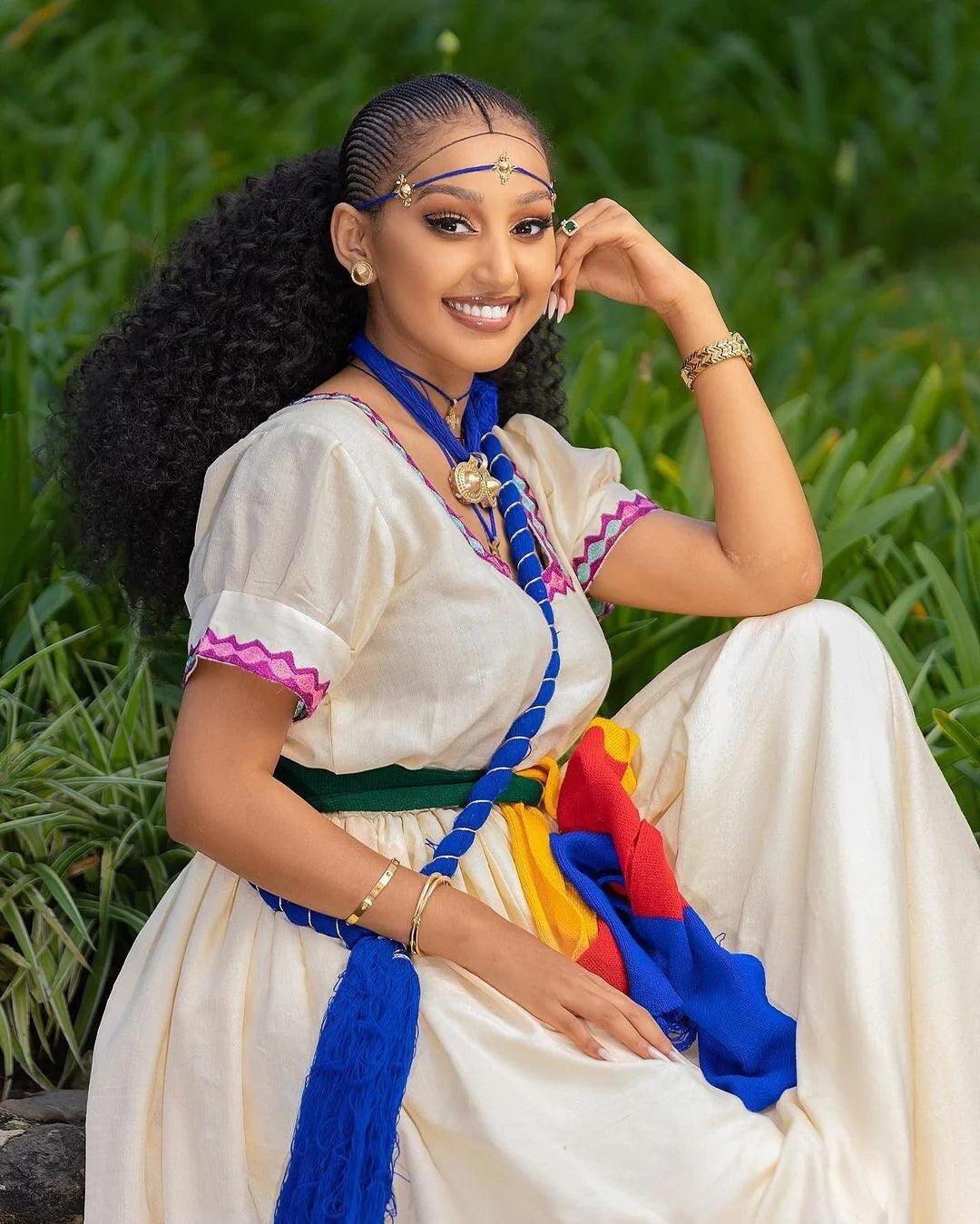 Exquisite Ashenda Outfit for a Celebratory Style, Habesha Traditional Attire