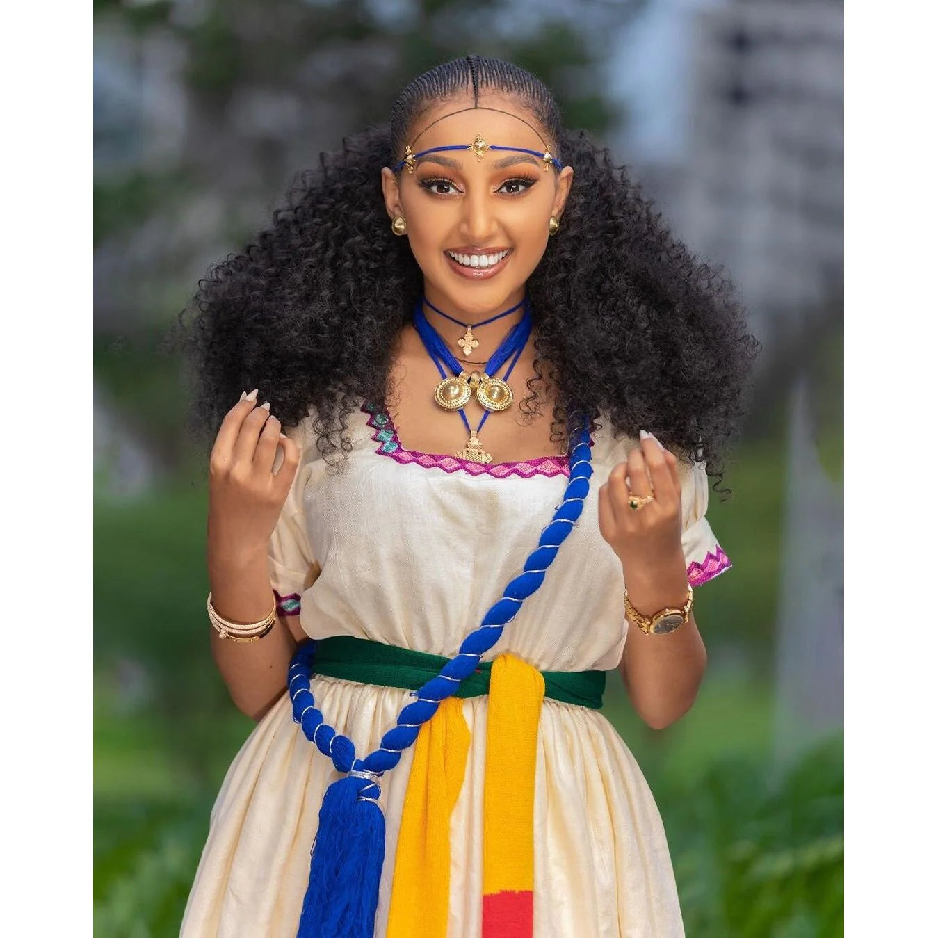 Exquisite Ashenda Outfit for a Celebratory Style, Habesha Traditional Attire