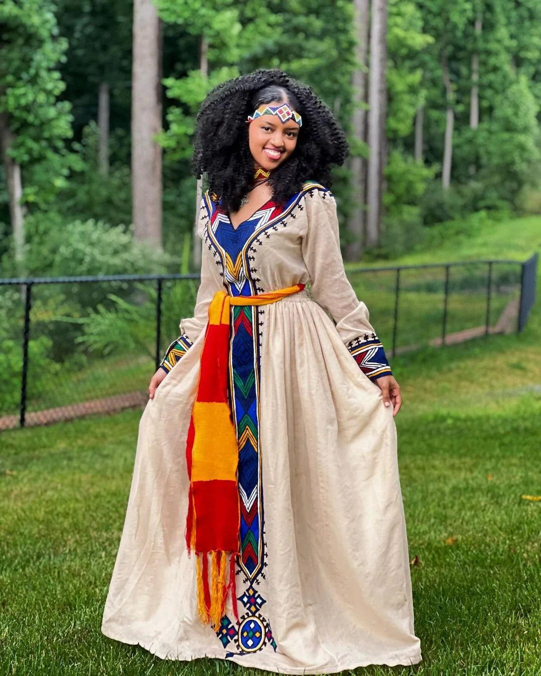 Handwoven Habesha Dress Gorgeous Habesha Kemis Contemporary Cultural Attire