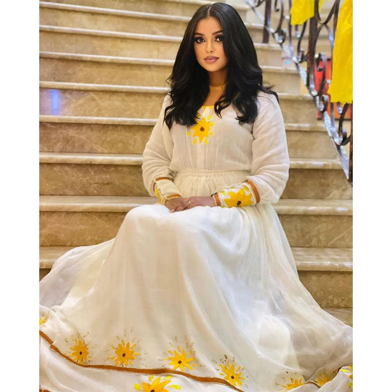 Elegant Habesha Dress Handwoven Habesha Kemis Modern Habesha Libs