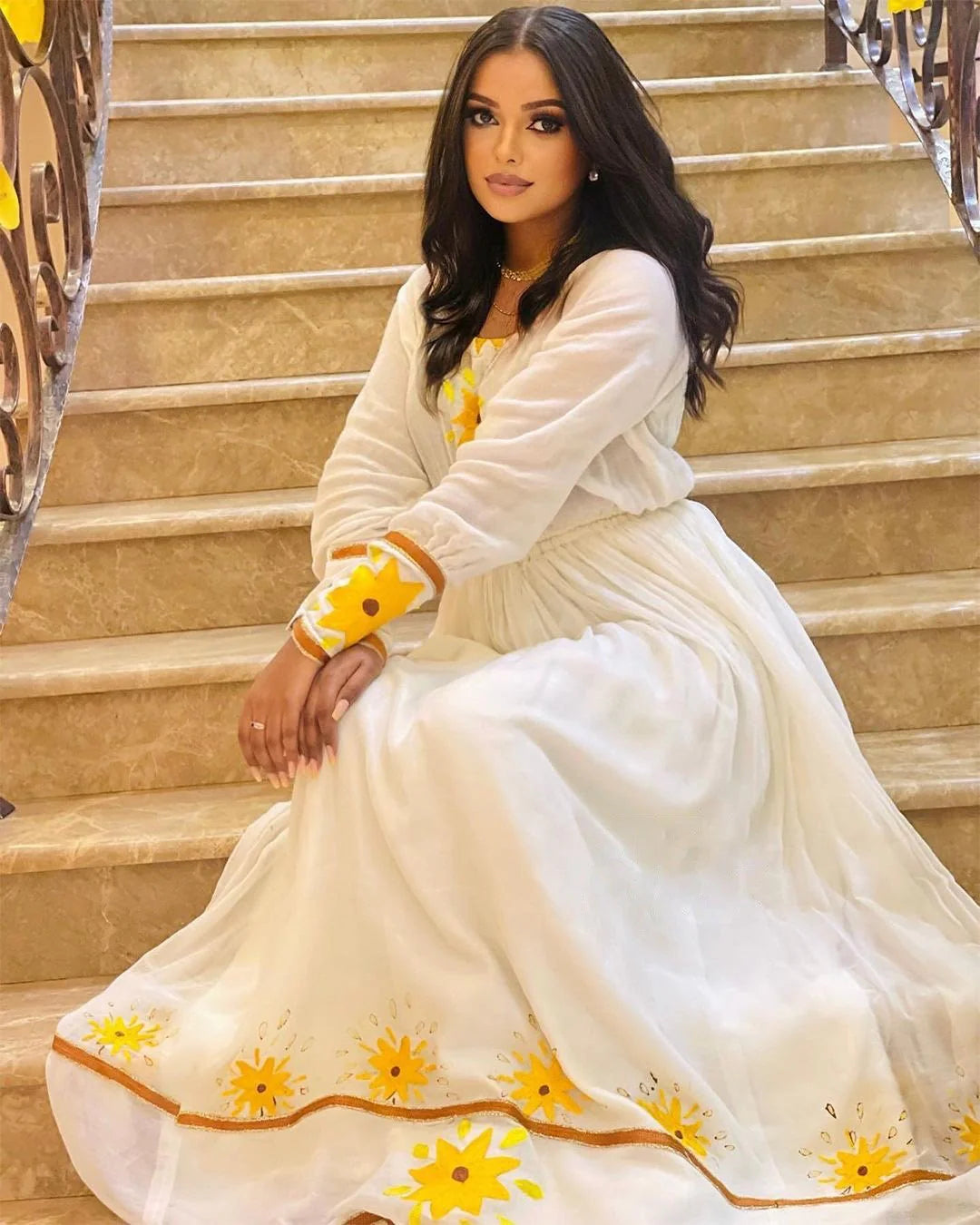 Elegant Habesha Dress Handwoven Habesha Kemis Modern Habesha Libs