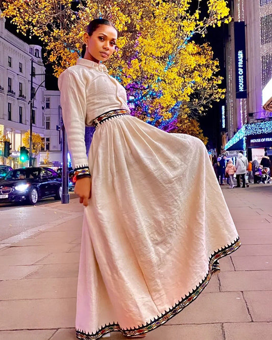Simple Habesha Kemis Beautiful Habesha Dress Zuria Traditional Habesha Attire