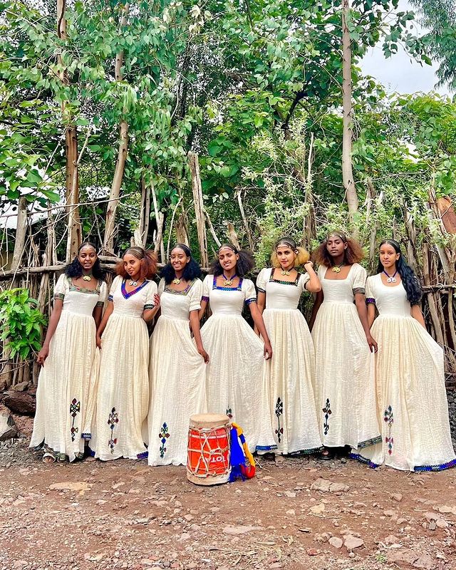 Elegant Habesha Traditional Dress Simple Ashenda Dress Habesha Dress