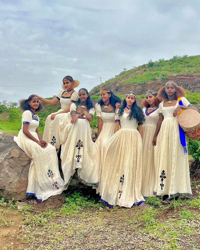 Elegant Habesha Traditional Dress Simple Ashenda Dress Habesha Dress