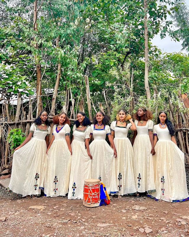 Elegant Habesha Traditional Dress Simple Ashenda Dress Habesha Dress