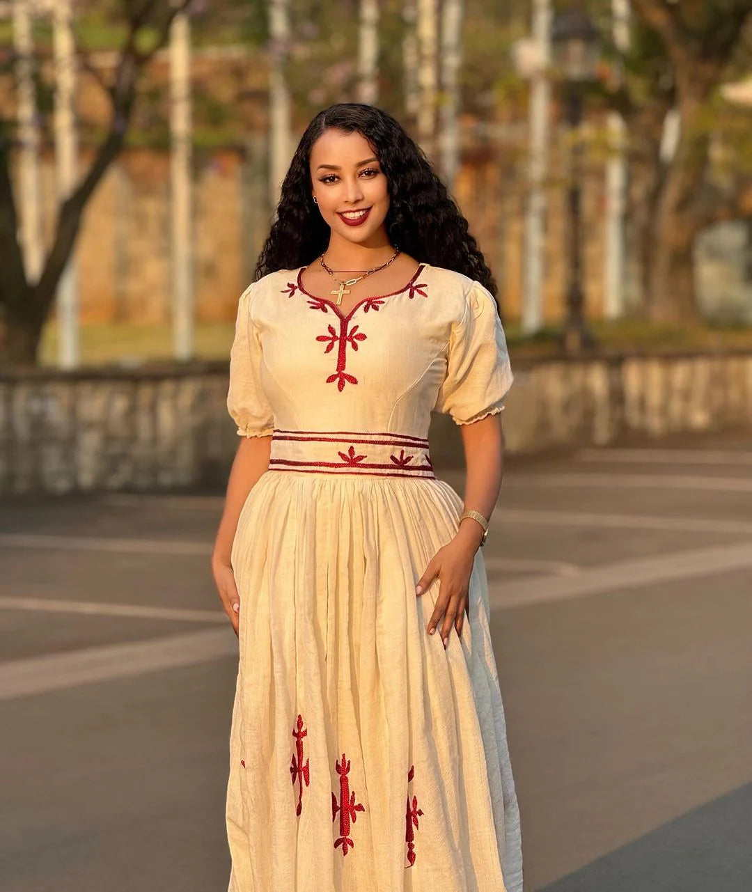 Simple Chic Habesha Dress Style Modern Habesha Kemis Traditional Dress Style