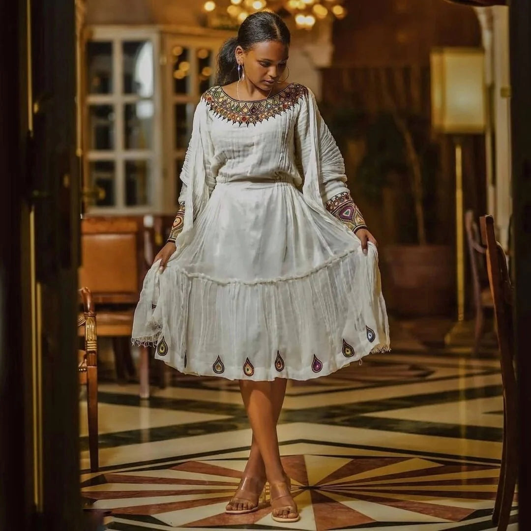 Short Summer Habesha Dress Habesha Kemis Design Habesha Libs