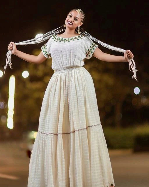 Simple Habesha Dress, Habesha Attire, Women's Style, Habesha Kemis