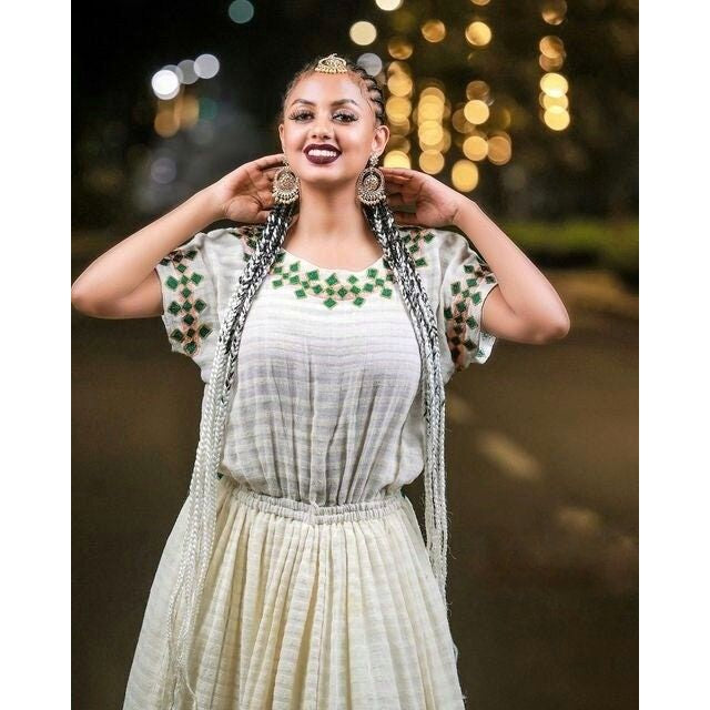 Simple Habesha Dress, Habesha Attire, Women's Style, Habesha Kemis