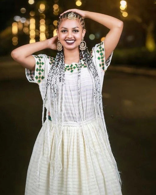 Simple Habesha Dress, Habesha Attire, Women's Style, Habesha Kemis