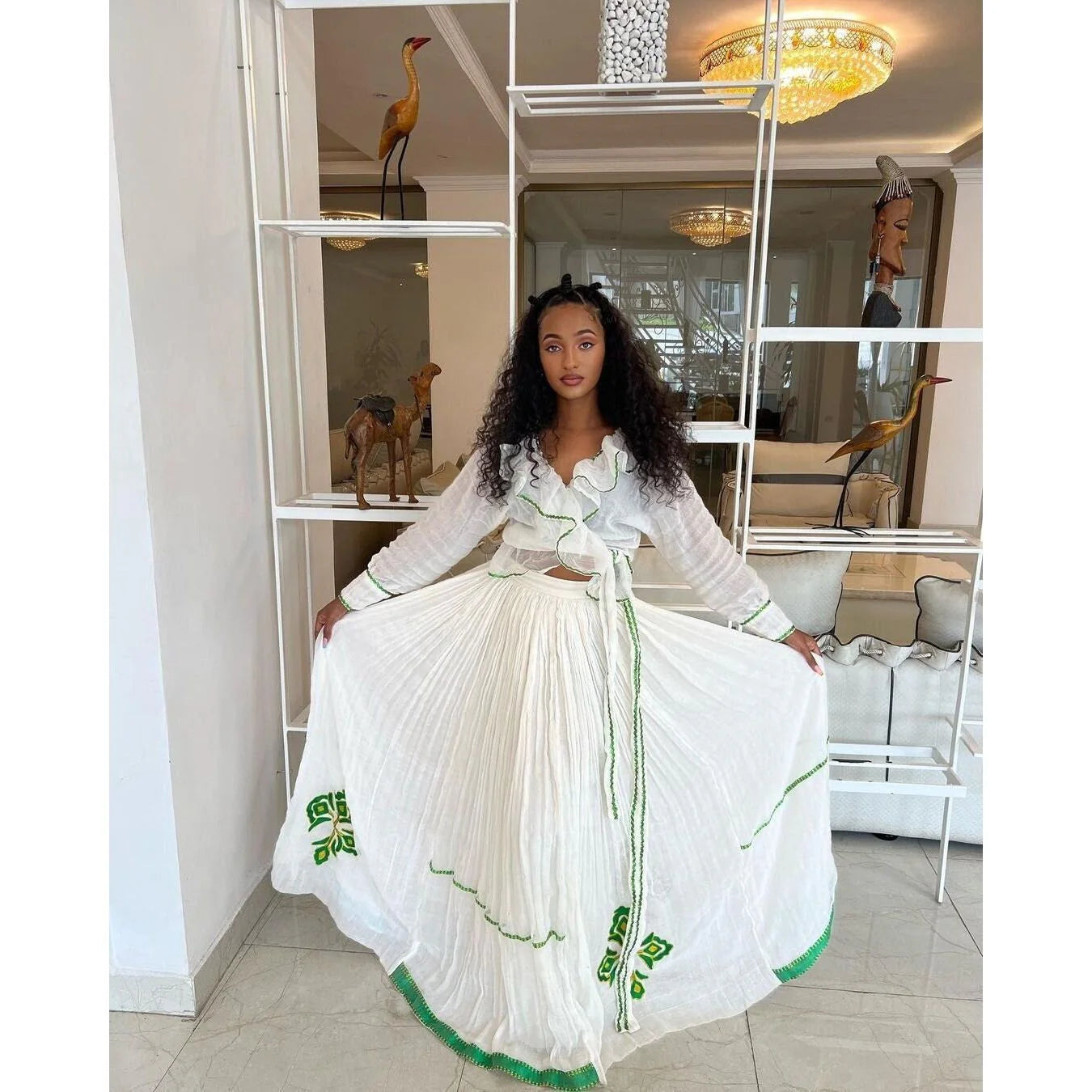 Modern Habesha Dress, Habesha Attire, Women's Style, Habesha Kemis
