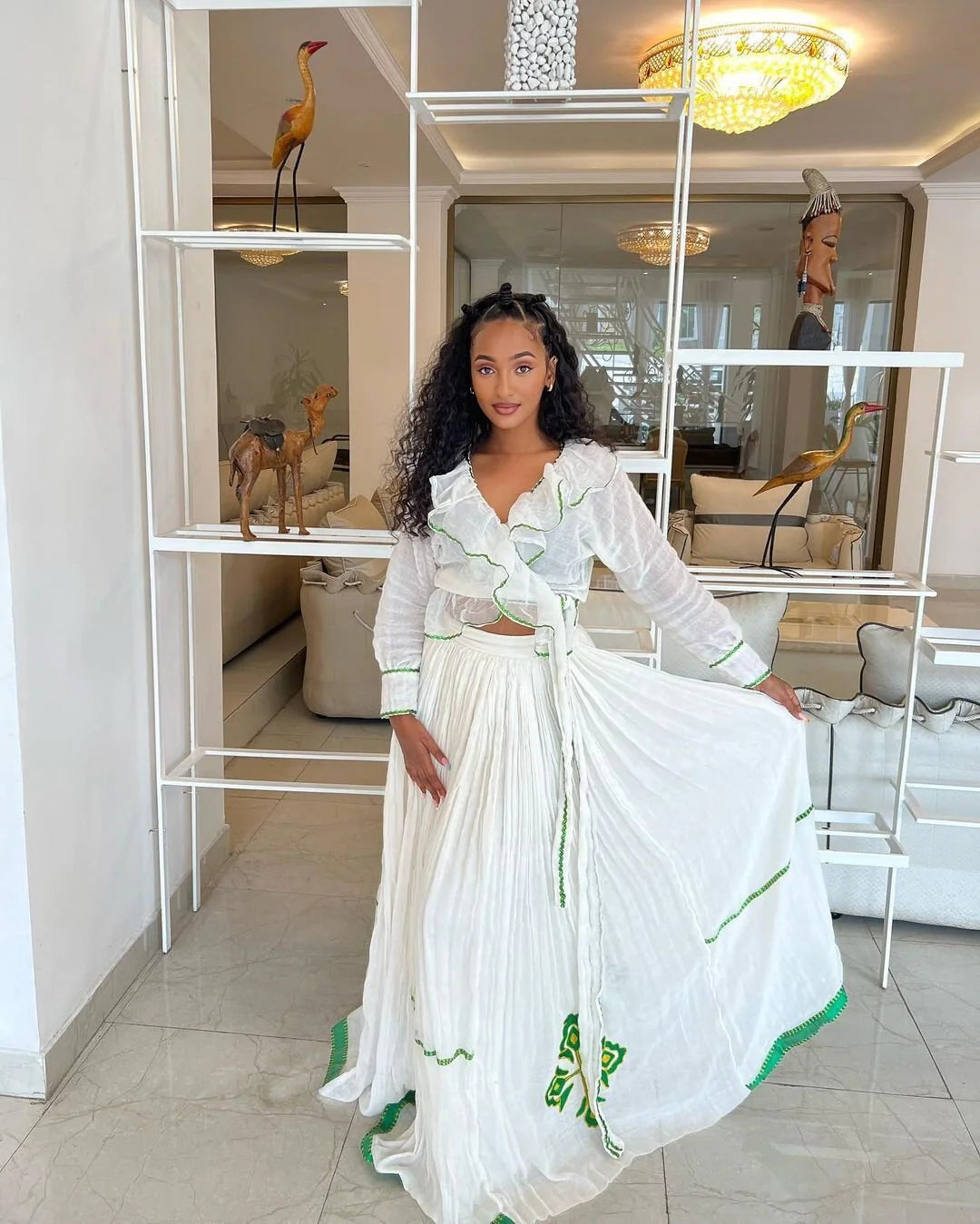 Modern Habesha Dress, Habesha Attire, Women's Style, Habesha Kemis