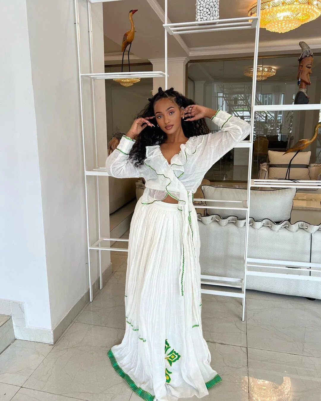 Modern Habesha Dress, Habesha Attire, Women's Style, Habesha Kemis