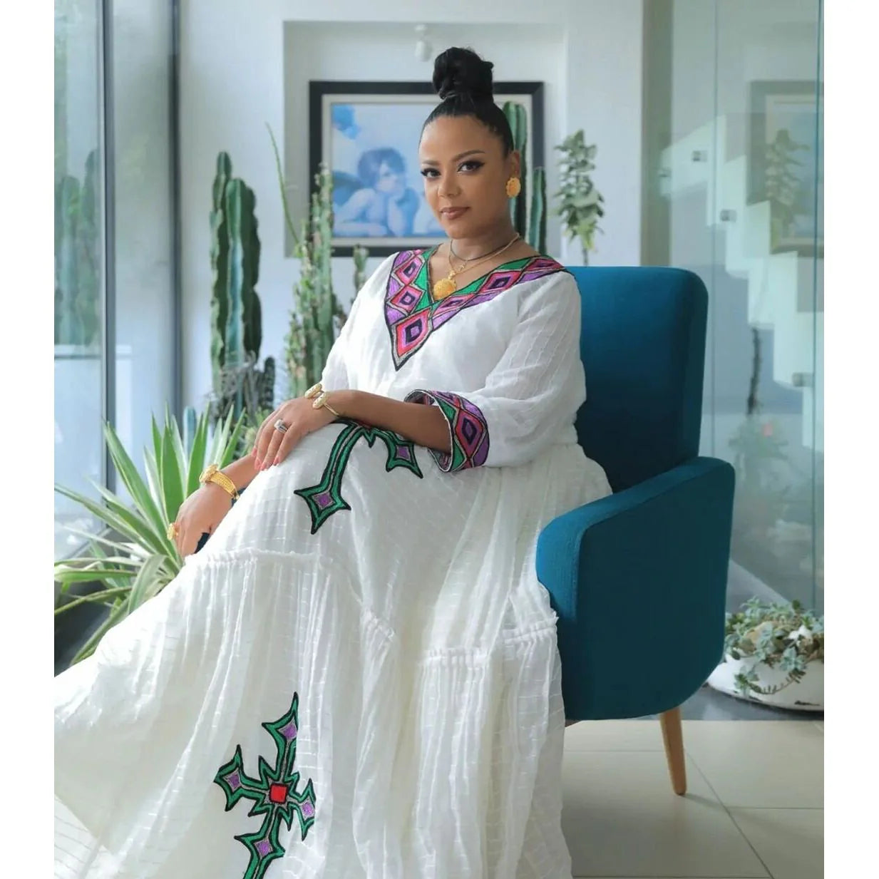 Modern Dress, Habesha Attire, Beautiful Gown, Women's Fashion, Habesha Kemis