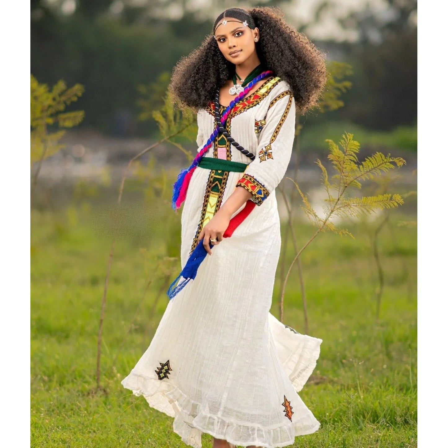 Gorgeous Ashenda Attire, Cultural Habesha Garb