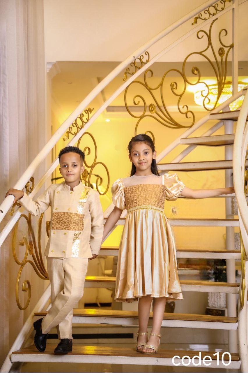 Elegant Kids' Habesha Cloth: Tradition Meets Style