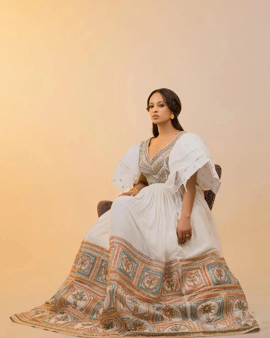 Traditional Habesha Bridal Dress Contemporary Habesha Kemis