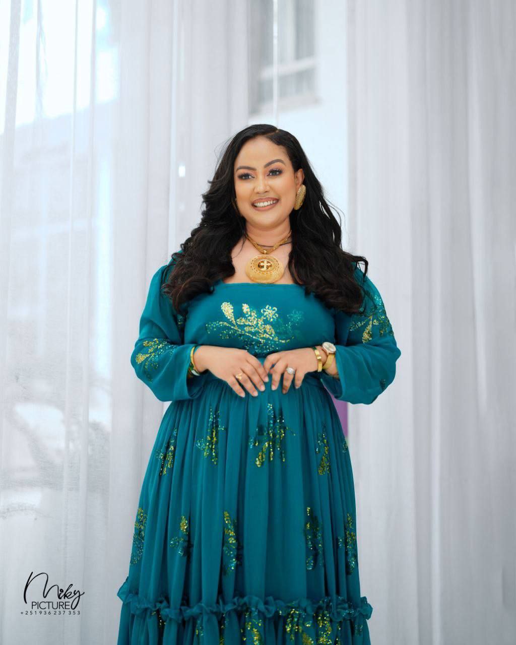 Flowing Elegance The Timeless Beauty of Habesha Chiffon