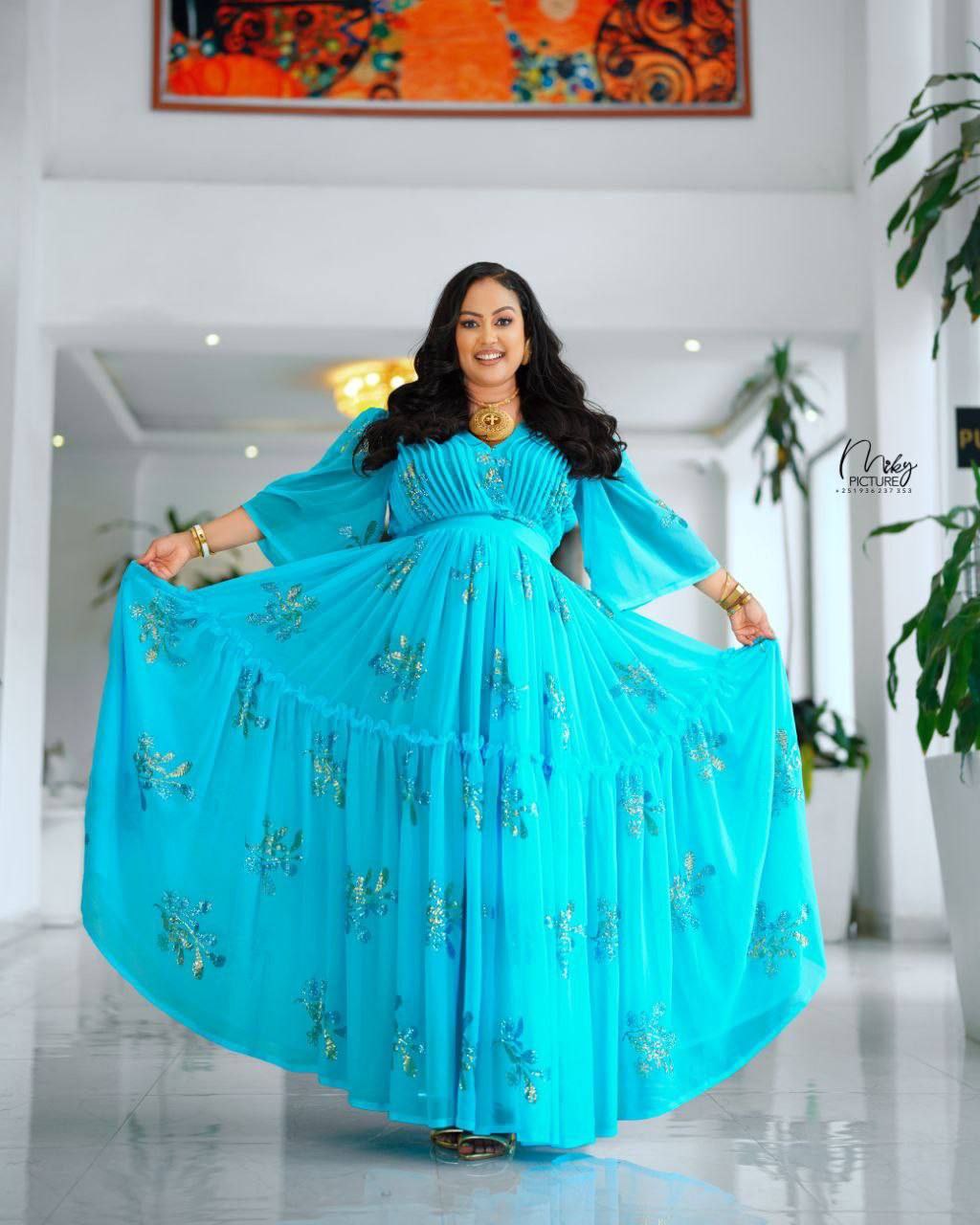 Radiant Elegance A Celebration of Habesha Chiffon Beauty