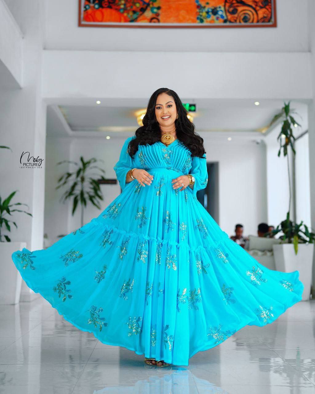 Radiant Elegance A Celebration of Habesha Chiffon Beauty