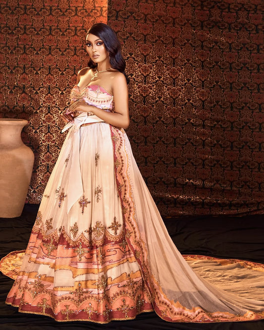 Stunning Habesha Dress Elegance in Ethereal Hues