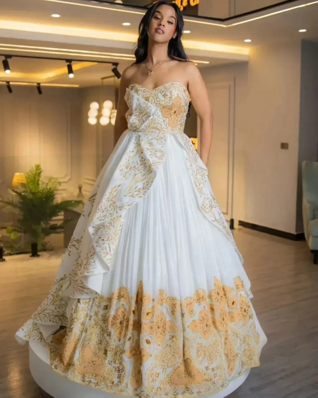 Graceful Heritage A Stunning Habesha Dress
