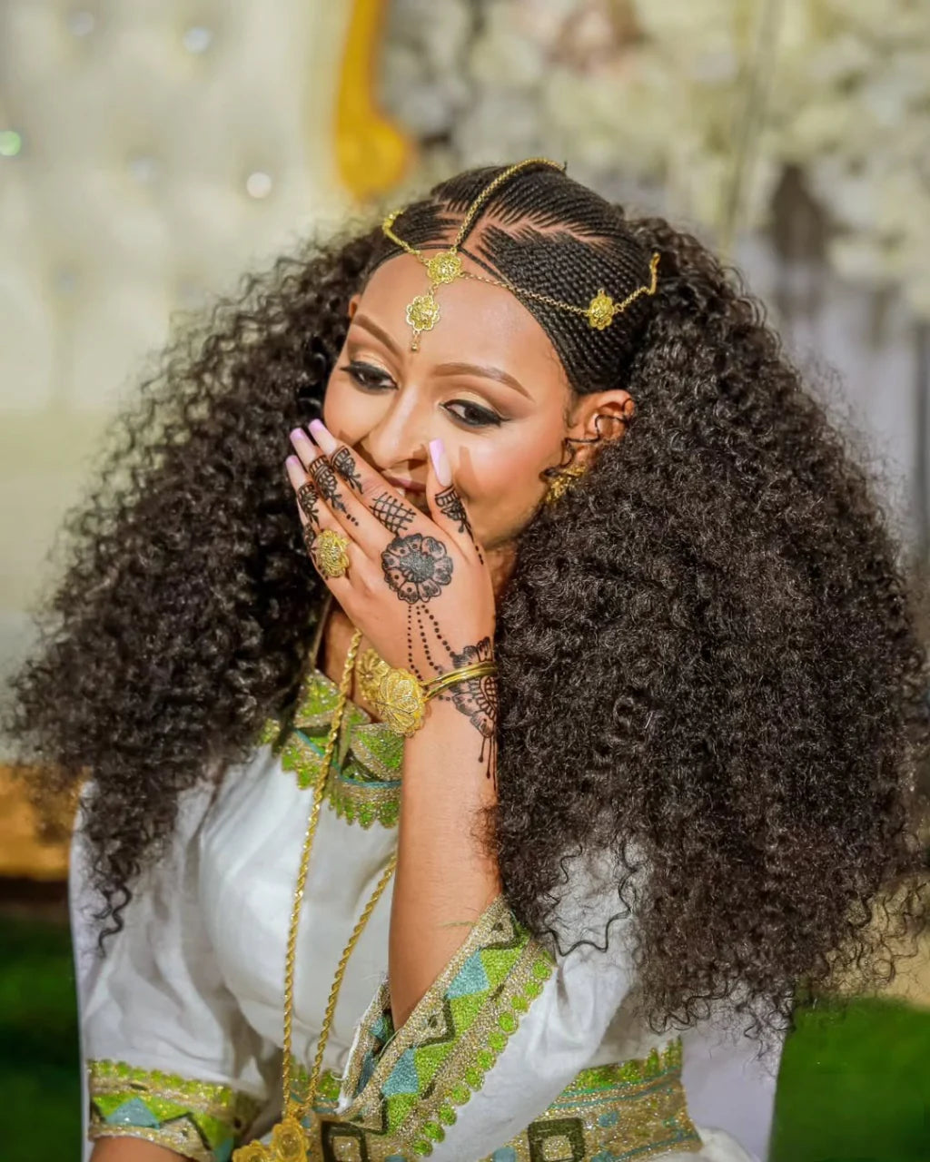 Timeless Tradition A Modern Habesha Couple's Attire