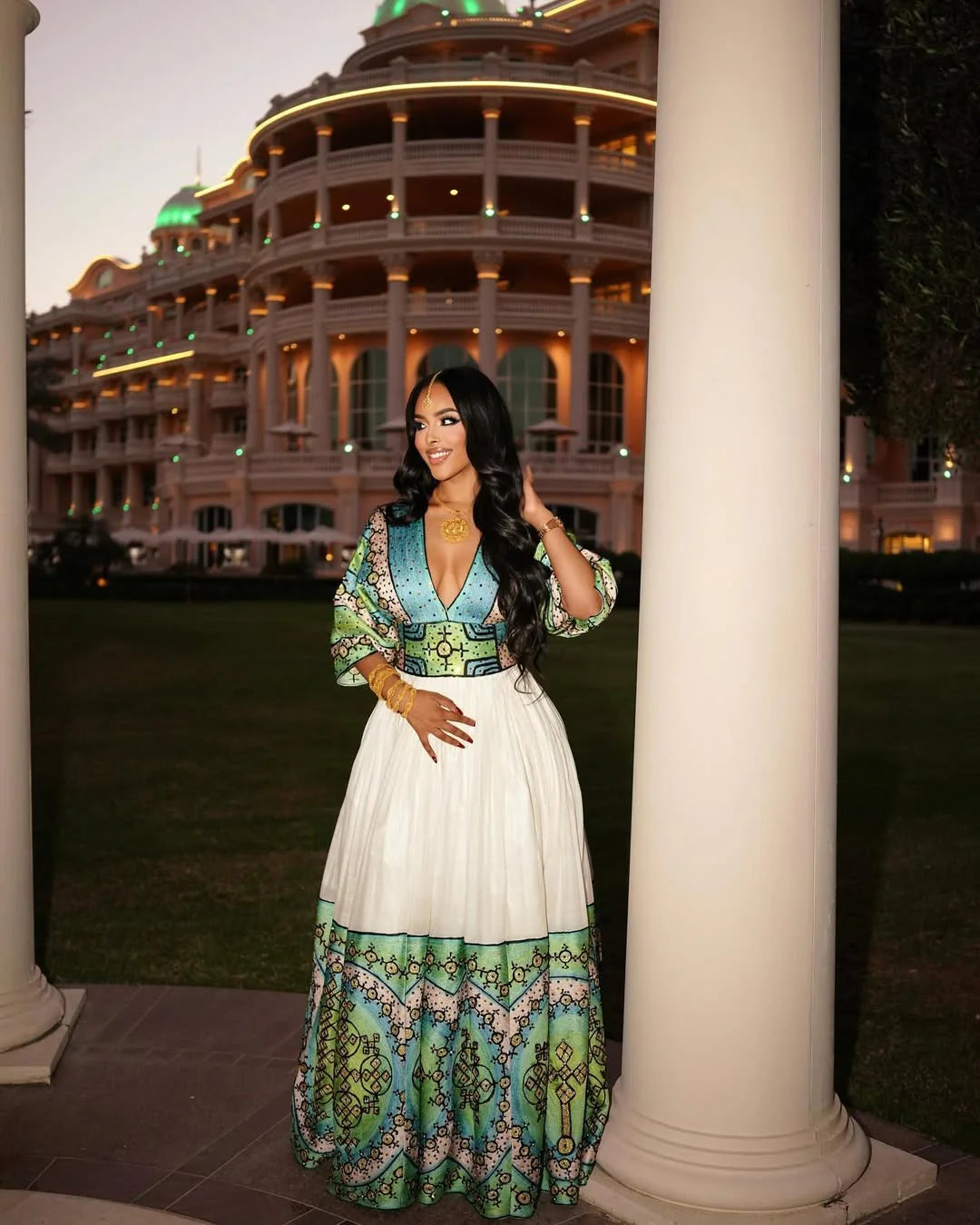 Vibrant Tradition Celebratory Habesha Gowns for Women