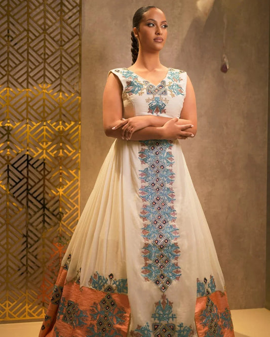 Stunning Habesha Dress with Intricate Details