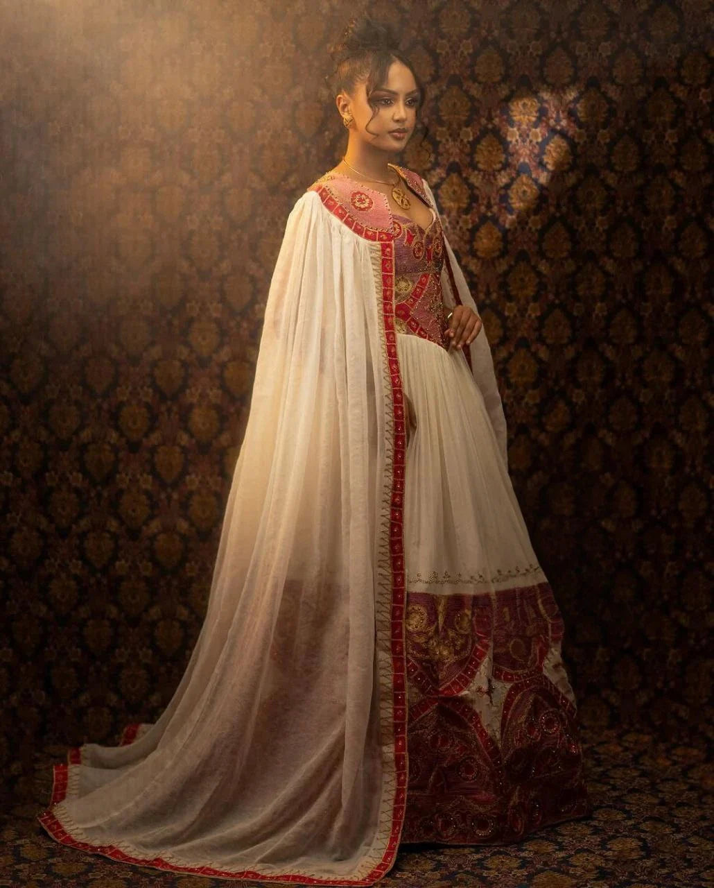 Beautiful Habesha Dress with Rich Embroidery