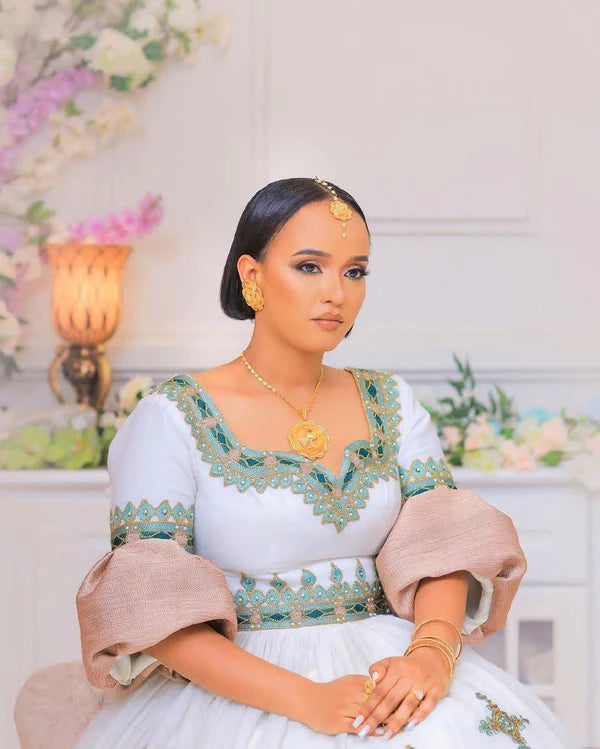 Stunning Wedding: Habesha Couples Outfit