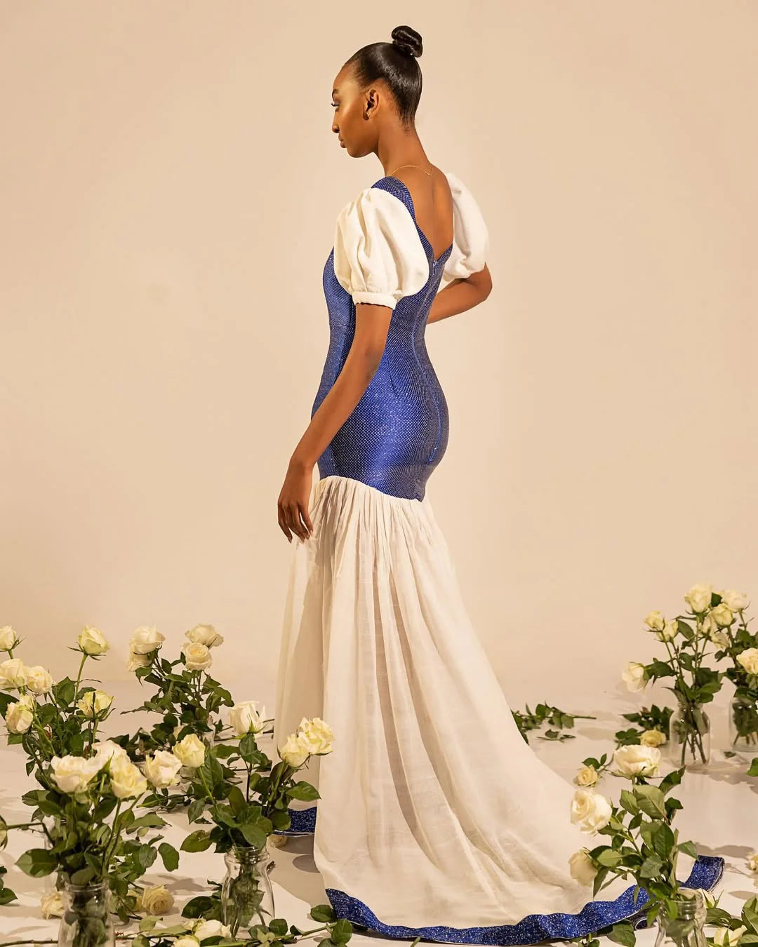 Off-Shoulder Contemporary Design on Habesha Dress Beautiful Habesha Kemis