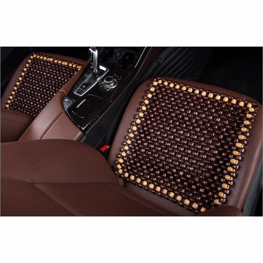 Wood Bead Car Seat Cushion Wood Cape Massage Seat Cover Universal Wood Bead Covers for Kia Hyundai Volvo Lada Renault