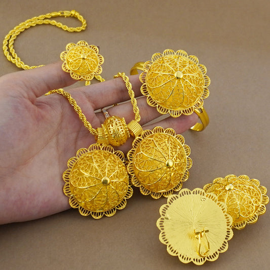 Bracelet Jewelry Suit Suitable For African Bridal Wedding Gifts