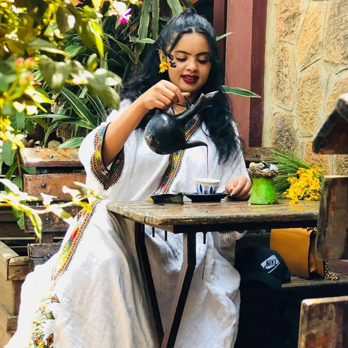 Modern Habesha Dress Handwoven Habesha Kemis Simple Habesha Libs Dress