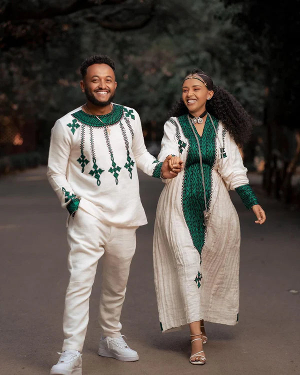 Green Fetil Harmony: Habesha Couples' Cultural Ensemble.