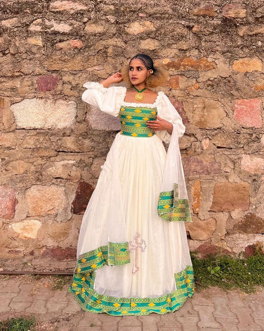 Exquisitely Crafted Habesha Clothing for Cultural and Religious Celebrations