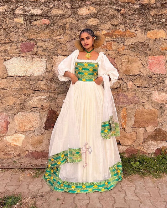 Exquisitely Crafted Habesha Clothing for Cultural and Religious Celebrations