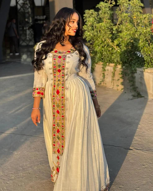 Gorgeous Colorful Ethiopian Dress