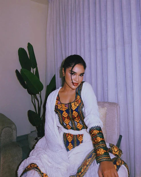 Striking Traditional Ethiopian Dress