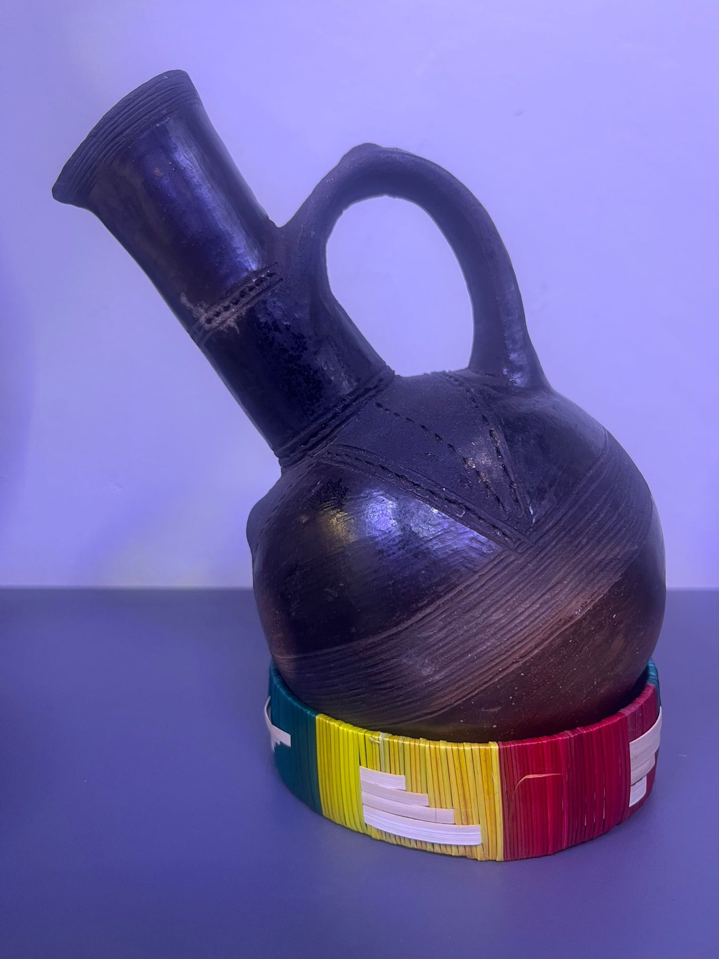 Ethiopian _Eritrean Traditional Coffee Pot (Jebena